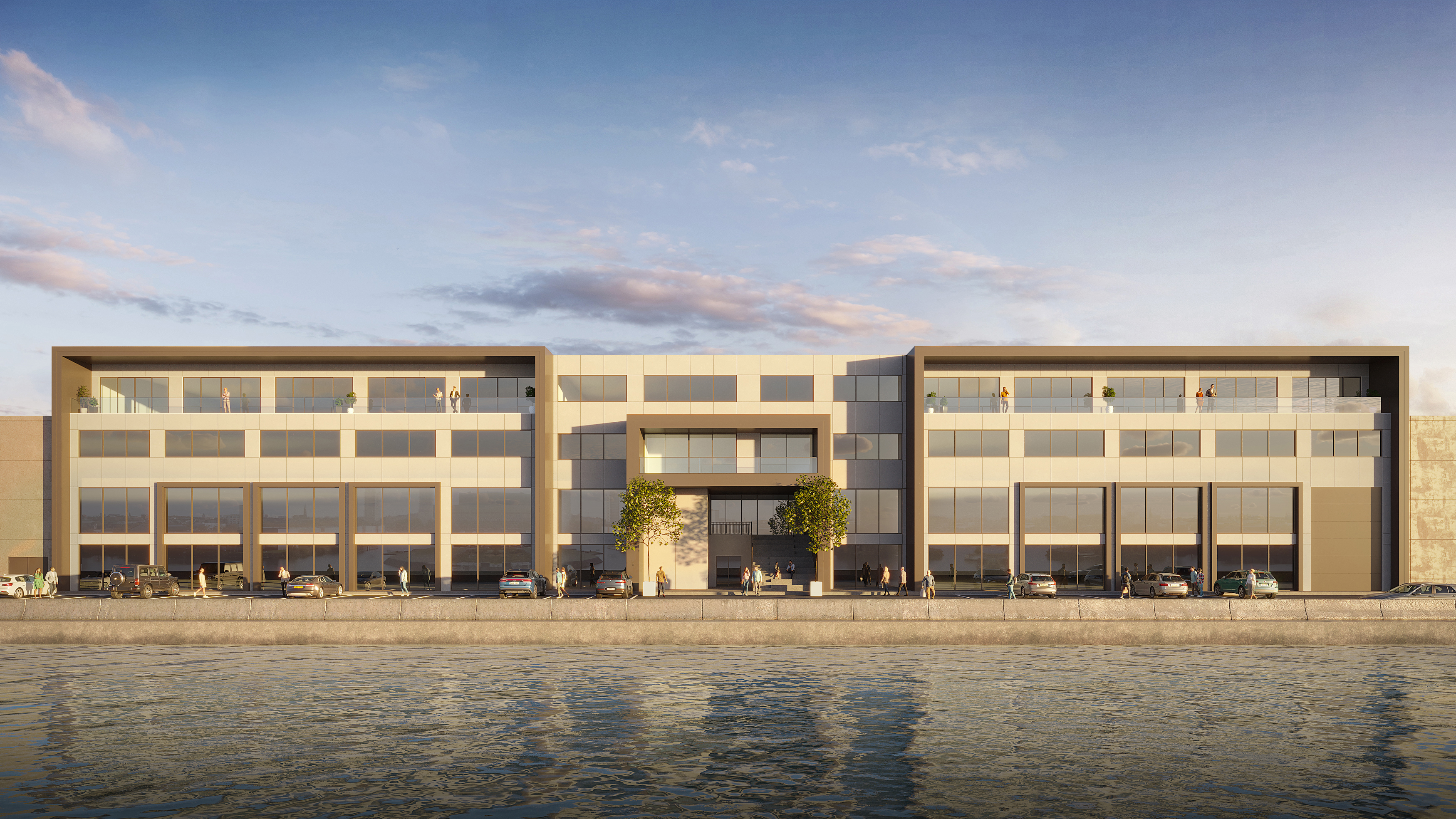 Impressie van Dok View aan het Houtdok